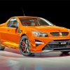 Orange Holden paint by numbers