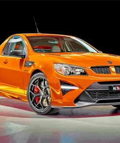 Orange Holden paint by numbers