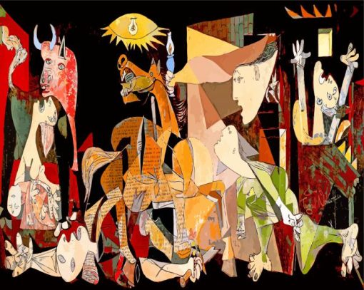 Picasso Guernica paint by numbers