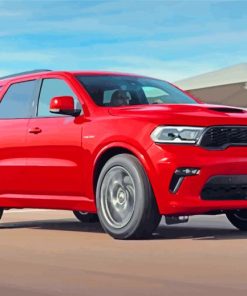 Red Durango Car paint by number