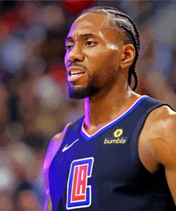 The American Basketball Player Kawhi paint by numbers