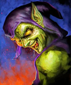 The Green Goblin paint by numbers