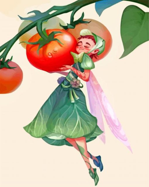 Tomatoes Fairy paint by number