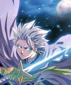 Toshiro Hitsugaya Bleach paint by numbers