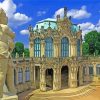 Zwinger Dresden paint by numbers