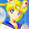 Aesthetic Sailor Moon paint by numbers