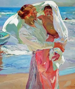 After Bathing Sorolla paint by number