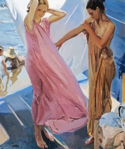 After Bathing Valencia By Sorolla paint by number