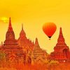 Air Balloon In Bagan paint by number