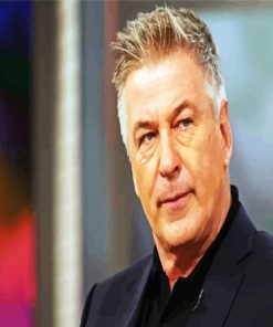 Alec Baldwin American Actor paint by numbers