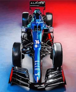 Alpine Formula One paint by numbers