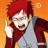 Angry Gaara paint by number