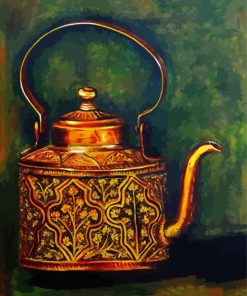 Antique Kettle paint by number