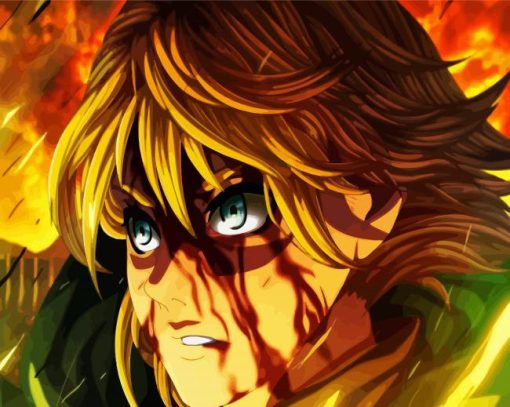 Armin Arlert paint by numbers