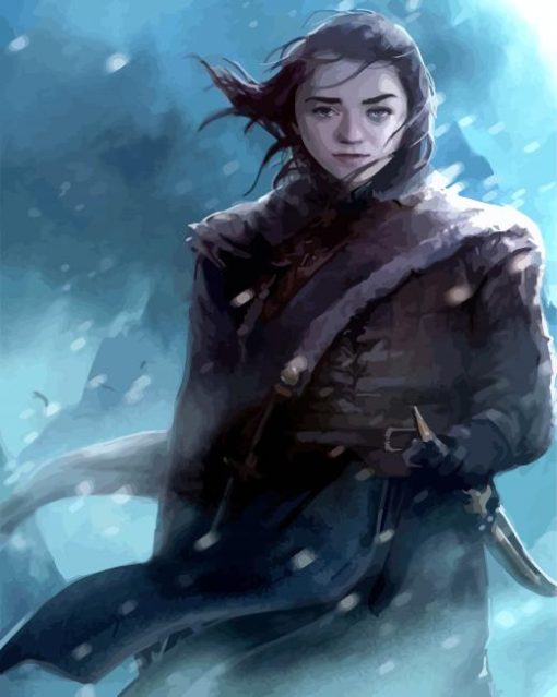 Arya Stark Art paint by numbers