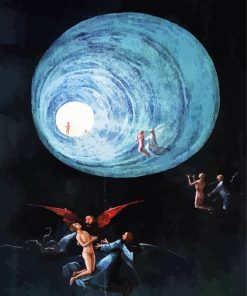 Ascent Of The Blessed By Bosch paint by numbers