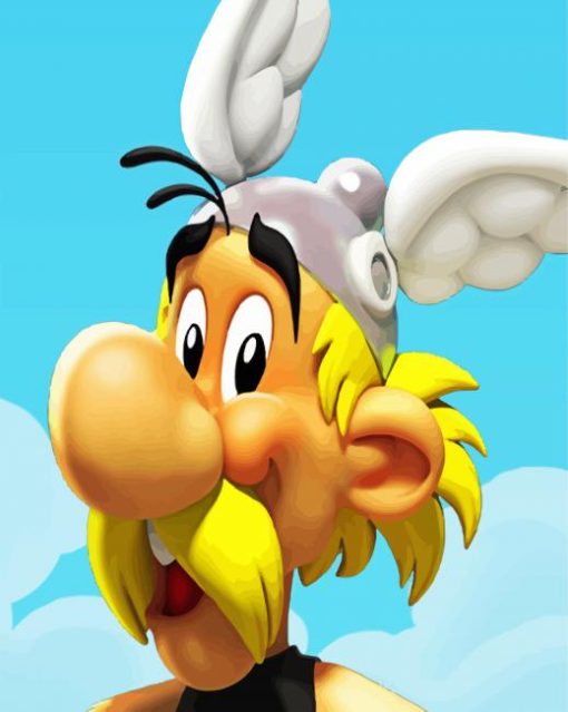 Asterix Character paint by number