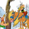 Asterix And Obelix And The Horse paint by number