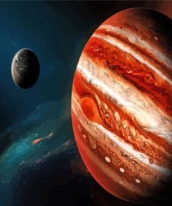 Astronomy Jupiter Planet paint by number