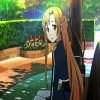 Asuna Anime Character paint by number