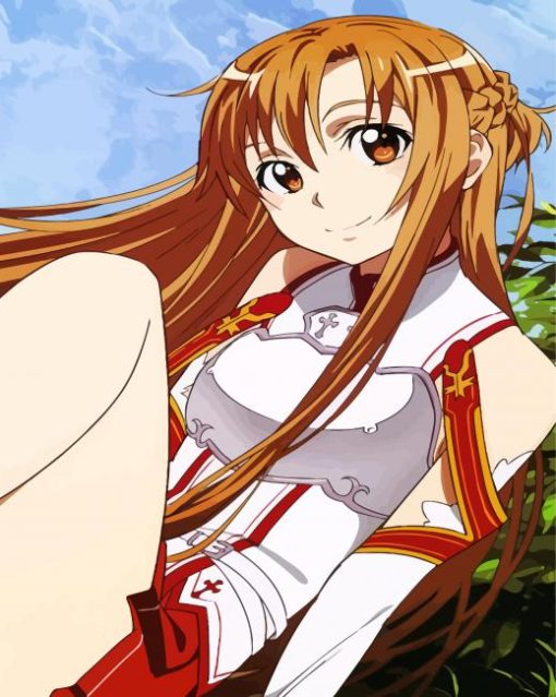 Asuna Character paint by number