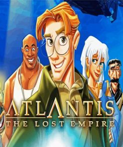 Atlantis The Lost Empire Disney Animation paint by number