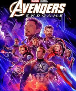 Avengers Endgame paint by numbers