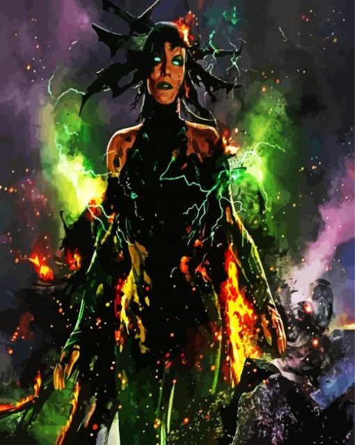 Avengers Hela paint by numbers