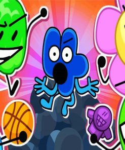 BFB Cartoon paint by numbers