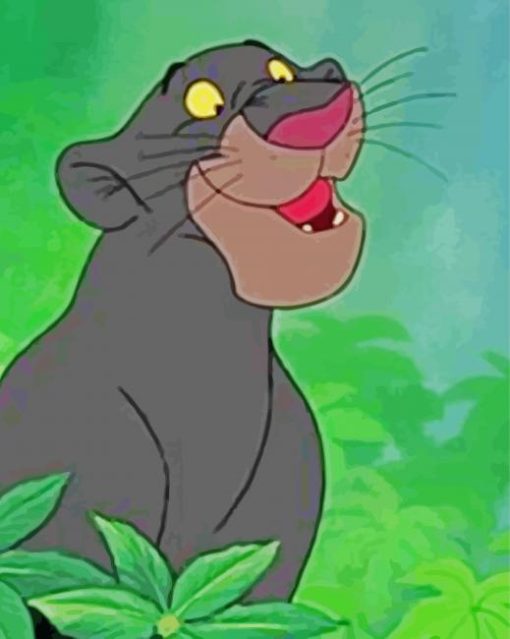 Bagheera Character paint by number