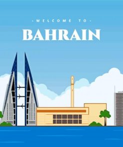 Bahrain Posters paint by number