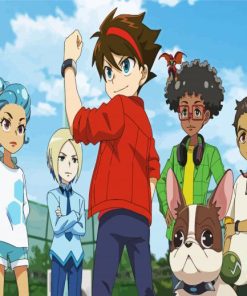 Bakugan Battle Brawlers Anime paint by number