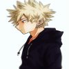 Bakugo Side Profile paint by number