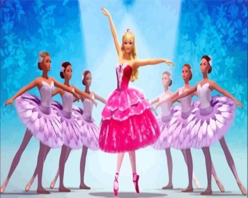 Barbie Dance paint by numbers