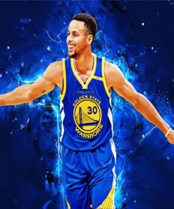 Basketball Player Curry paint by number