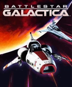 Batterstar Galactica paint by numbers