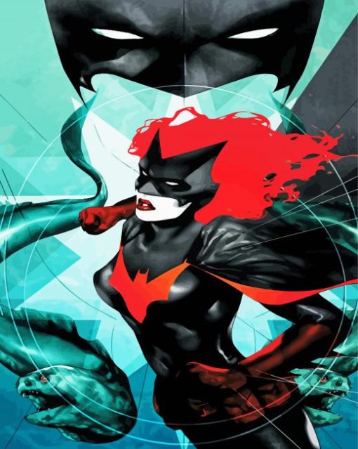 Batwoman Animation paint by number