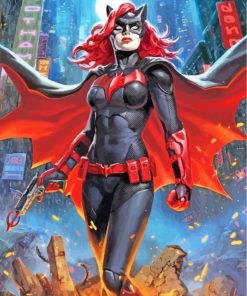 Batwoman Hero paint by numbers