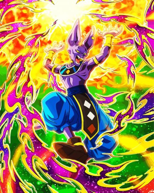 Beerus Art paint by numbers