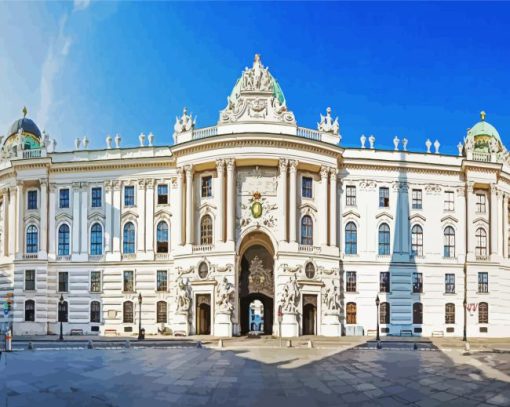 Belvedere Palace Wien paint by number