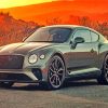 Bentley Car At Sunset paint by numbers