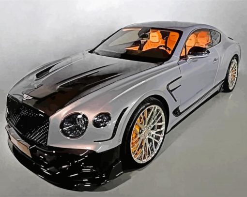 Bentley Continental Gt paint by number