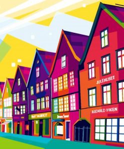 Bergen Pop Art paint by numbers