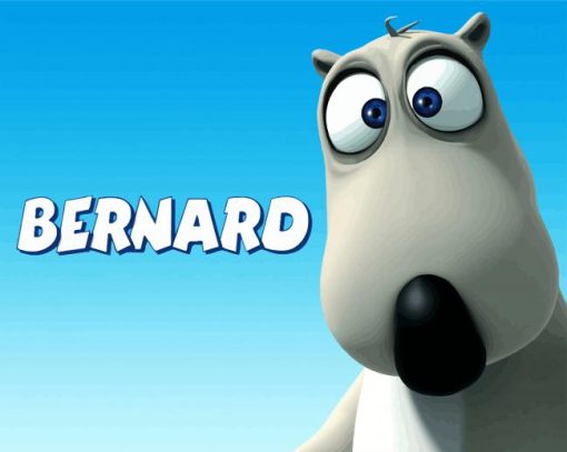 Bernard Bear Animation paint by number