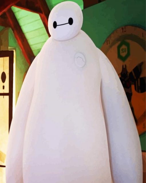 Big Hero 6 Baymax paint by numbers