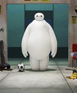 Big Hero Baymax Robot paint by number