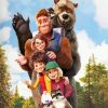 Bigfoot Family Animated Movie paint by numbers