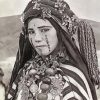 Black And White Berber Woman paint by numbers