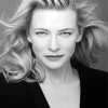 Black And White Cate Blanchett paint by number