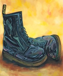 Black Boots paint by numbers